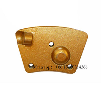 Top Quality One Full PCD Tipped Diamond Grinding Shoes Blastrac M6 Screw Holes Blank Clockwise Pads 12PCS