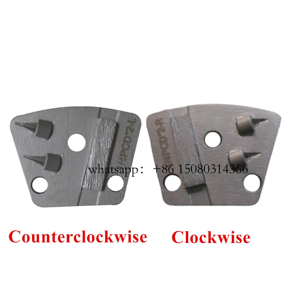 Blastrac Grinder PCD Floor Disc EZ Change Diamond Grinding Shoes  for Removing Concrete Epoxy Resin Glue12PCS