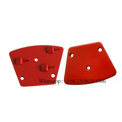 PCD Grinding Plate ASL Concrete Brick Three Quarter Scraper For Floor Preparation Coating Removal 12PCS