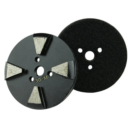 Diamond Grinding Pads 3 Inch D83mm Metal Bond Floor Disc For Grinding Machine 9PCS