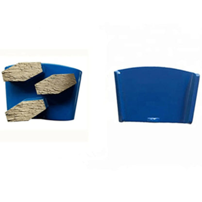 Durable HTC  EZ Grinding Shoes with Three Large Concrete Segments for Floor Polishing - Set of 12PCS