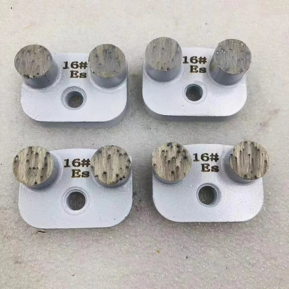 Two Round Segments Newgrind Metal Grinding Shoes for Rhino Floor Grinder Rhino Diamond Concrete Polishing Pad 9pcs Free shipping