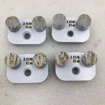 Two Round Segments Newgrind Metal Grinding Shoes for Rhino Floor Grinder Rhino Diamond Concrete Polishing Pad 9pcs Free shipping