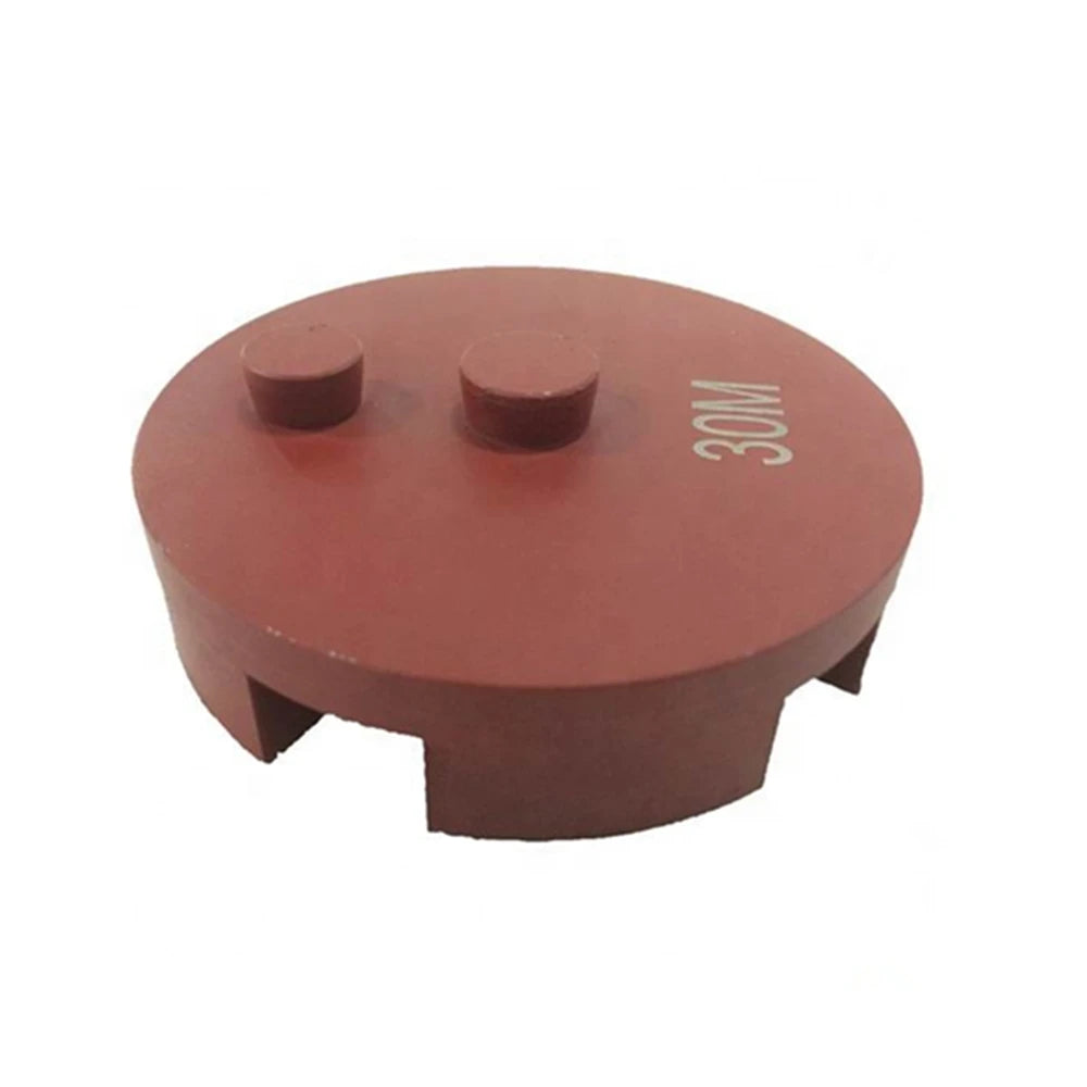 3 Inch Diamond Grinding Disc with Grit 30 Medium Bond Concrete Plates Double Post STI Diamond With Five Curved Segments - 9PCS