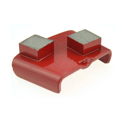 Fast-Locking Concrete Abrasive Grinding Tools: HTC  EZ Floor Pads with Two Square Segments at a Competitive Price  12PCS