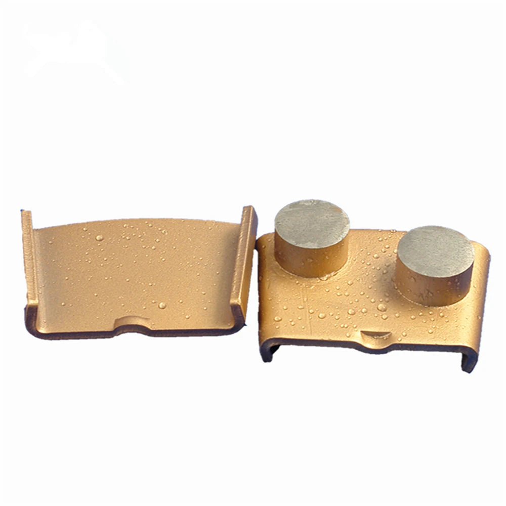 HTC  EZ Diamond Grinding Shoes with Two Round Bars for Fast Concrete Polishing 12PCS