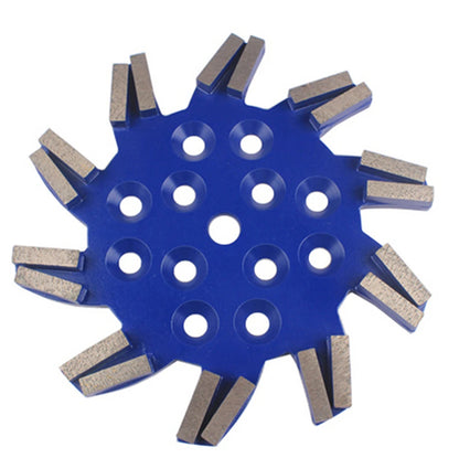 10-Inch Metal Bond Diamond Grinding Disc with 20 Rectangle Segments for Concrete and Terrazzo Floor - Pack of 3