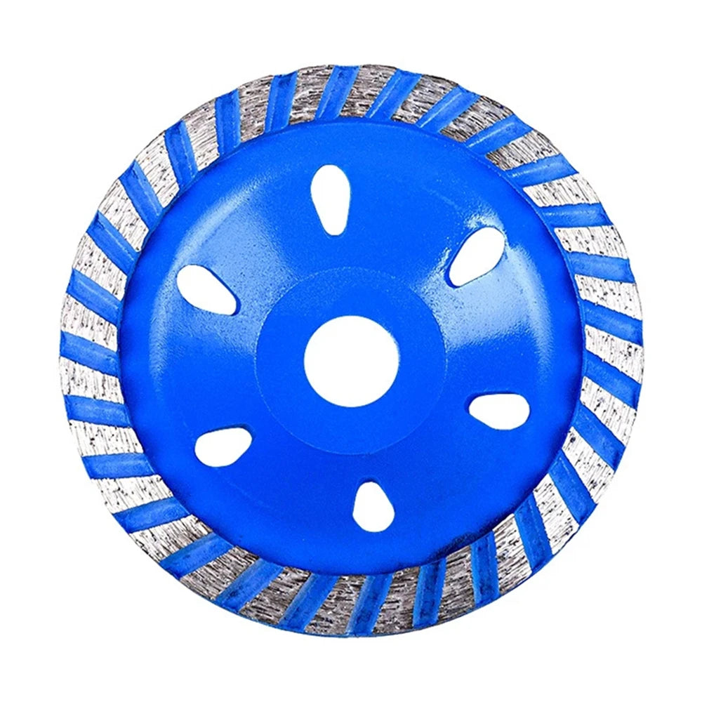 Abrasive Tools 4 Inch Sintered Diamond Grinding Cup Wheel 5 Continuous Rim Turbo Disc  Angle Grinder 9PCS  Efficient  Performanc