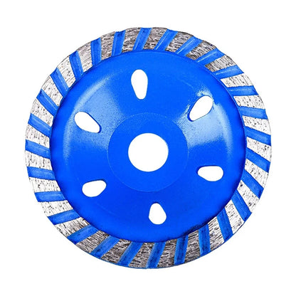 Abrasive Tools 4 Inch Sintered Diamond Grinding Cup Wheel 5 Continuous Rim Turbo Disc  Angle Grinder 9PCS  Efficient  Performanc