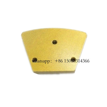 2PCS Magnetic PCD Grinding Tools with Five Quarter Shoes and Metal Thread Holes for Removing Epoxy, Paints and Glue