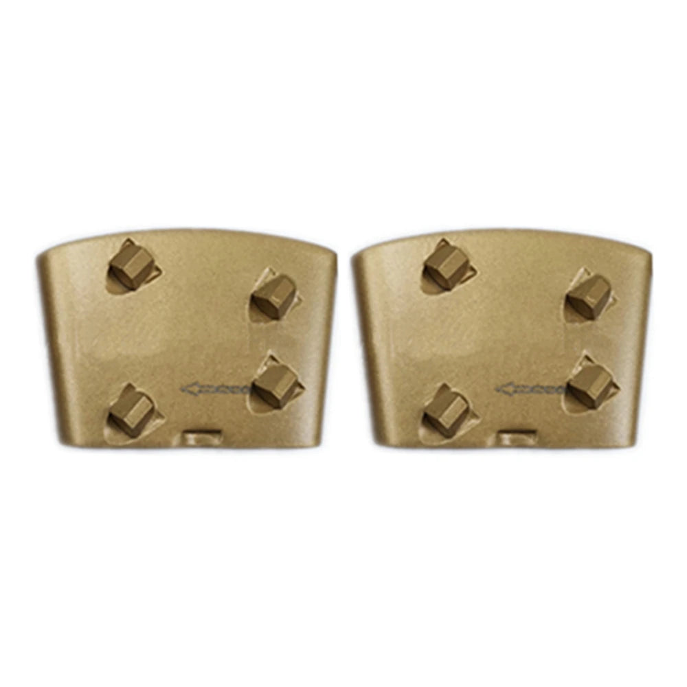 Four Quarter Reverse PCD Plates for HTC  EZ T-Rex Super Sharp Floor Grinding  Epoxy Glue Coating Removal Tools for Grinder 12PCS