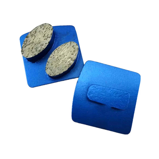 Husqvarna Diamond Grinding Shoes Oval Shape Segments Grinding Plates  Diamond Floor Disc With Two Ellipse Bars For Terrazzo Stone 12PCS