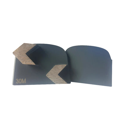 Lavina9PCS Lavina Diamond Grinding Shoes with Arrow Segments for Concrete Polishing and Grinding