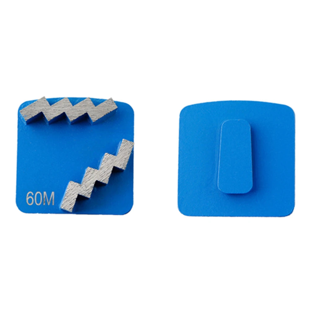 Husqvarna  Redi Lock Diamond Grinding Block  Aggressive Zigzag Diamond Grinding Shoes  Concrete Floor Compatible Redi Lock Scanmaskin Grinder Machine 9PCS