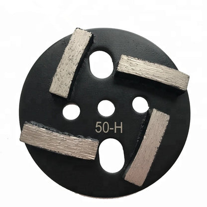 12PCS Rectangle Curved Segments Diamond Grinding Cup Wheel - Floor Polishing Disc for Rough Concrete and Terrazzo