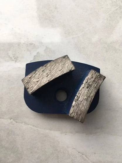 Two Bars Segments Newgrind Metal Grinding Shoes for Rhino Floor Grinder Rhino Diamond Concrete Polishing Pad 9pcs Free shipping