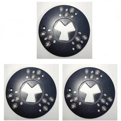 7'' HTC Diamond Driver Plate Magnetic Adapter Disk Carrier Holder to Use 3 ASL Trapezoid Grinding Blocks Polishing Pads