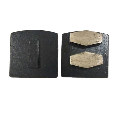 Husqvarna Diamond Grinding Shoes Husqvarna Easy Change Metal Bond Grinding Segments Single One Bars Plates Concrete Coating Remove Plug For Hsuqvarna 12PCS