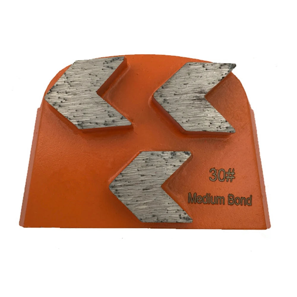 LavinaThree Arrow Segments   Cutting Disc Sharp Metal Grinding Pad Transform Concrete Floors These High-performance Pads 9pcs