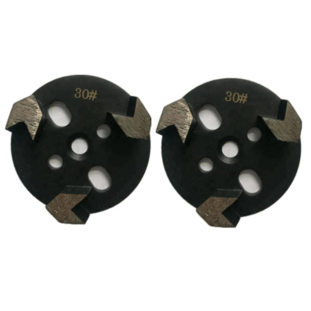 12PCS GD09 Hard Bond Arrow Segmented Diamond Grinding Disc - Coarse Grits Floor Wheel for Efficient Concrete and Terrazzo Renova