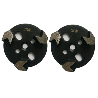 12PCS GD09 Hard Bond Arrow Segmented Diamond Grinding Disc - Coarse Grits Floor Wheel for Efficient Concrete and Terrazzo Renova