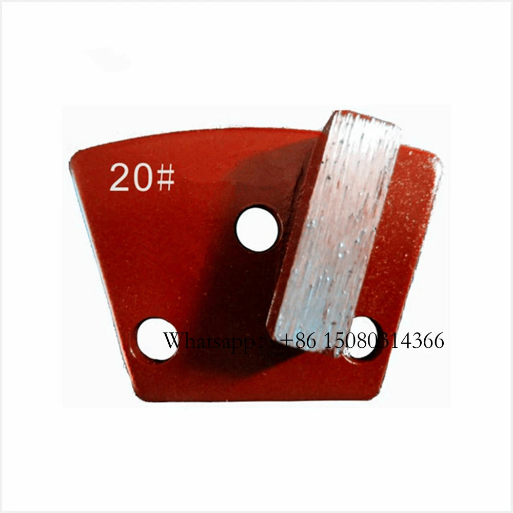 Single Bar Grinding Segment 40X12X12mm Diamond Block Blastrac Concrete Polishing Pads For Terrazzo Floor 12PCS
