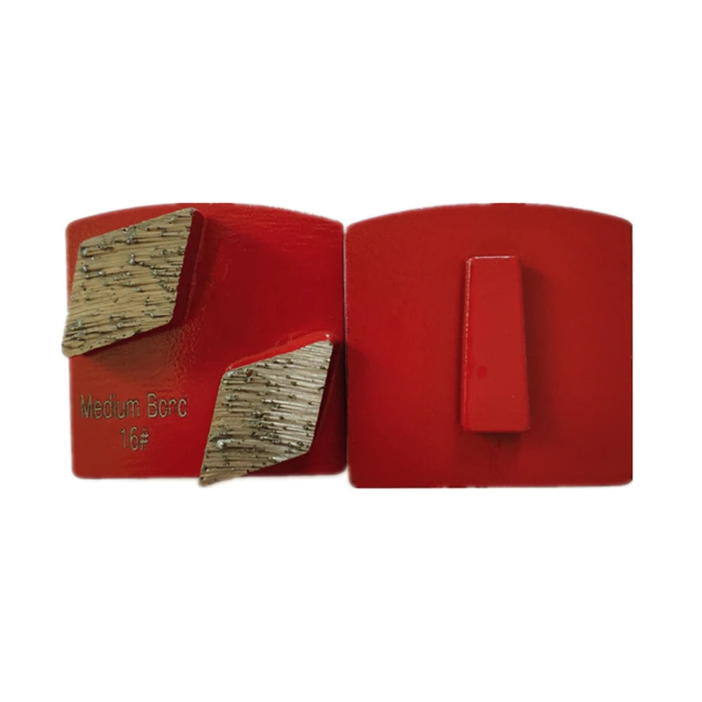 Husqvarna Redi Lock Diamond Grinding Pads  Fast Change Concrete Floor Grinding Tools With Double Rhombus Segments 9PCS