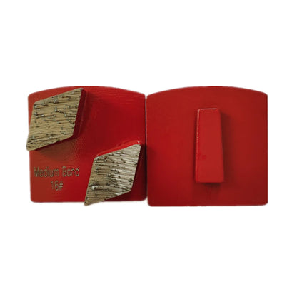 Husqvarna Redi Lock Diamond Grinding Pads  Fast Change Concrete Floor Grinding Tools With Double Rhombus Segments 9PCS