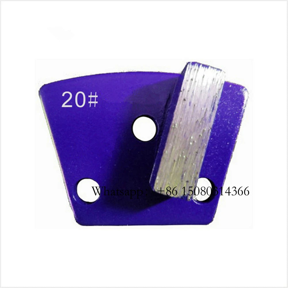 Single Bar Grinding Segment 40X12X12mm Diamond Block Blastrac Concrete Polishing Pads For Terrazzo Floor 12PCS