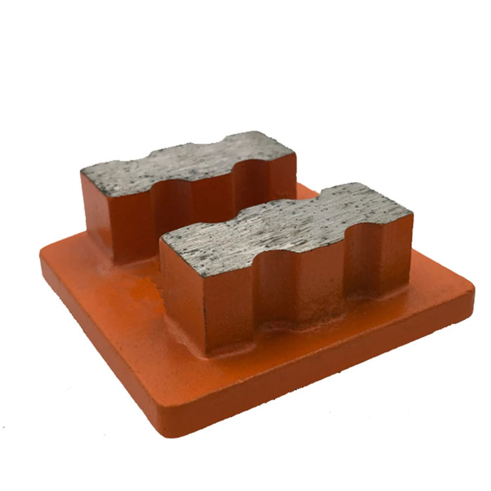 Husqvarna / Scanmaskin  Redi Lock Diamond Grinding Pads Redi Lock Grinding Winds Medium Bond and Double E Shape Segments - 9 PCS for Quick Concrete Polishing with  Grinder.