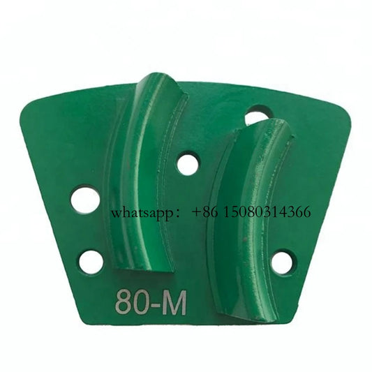 Trapezoid Diamond Grinding Heads Aggressive Drill Segments ASL Concrete Pad - 12PCS Ideal Removing Mastic Thicker Epoxy Coatings