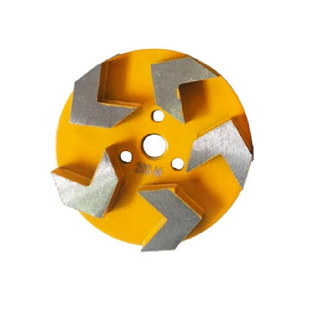 Diamond Magnetic Grinding Plate 3 Inch Concrete Edge Wheel With Sharp Arrow Segments For Rough Floor Epoxy Coating Removal 9PCS