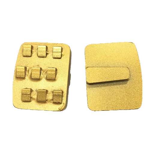 Husqvarna  /Scanmaskin PCD Grinding Shoes PCD Grinding Brick Redi Lock System  Nine Half Reverse Floor Disc For Coating Glue Removing 12PCS