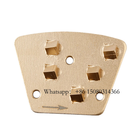 Five Quarter PCD Segment For Blastrac Grinders Concrete Wall Grinding Tools Cement Terrazzo Floor Preparation 12PCS