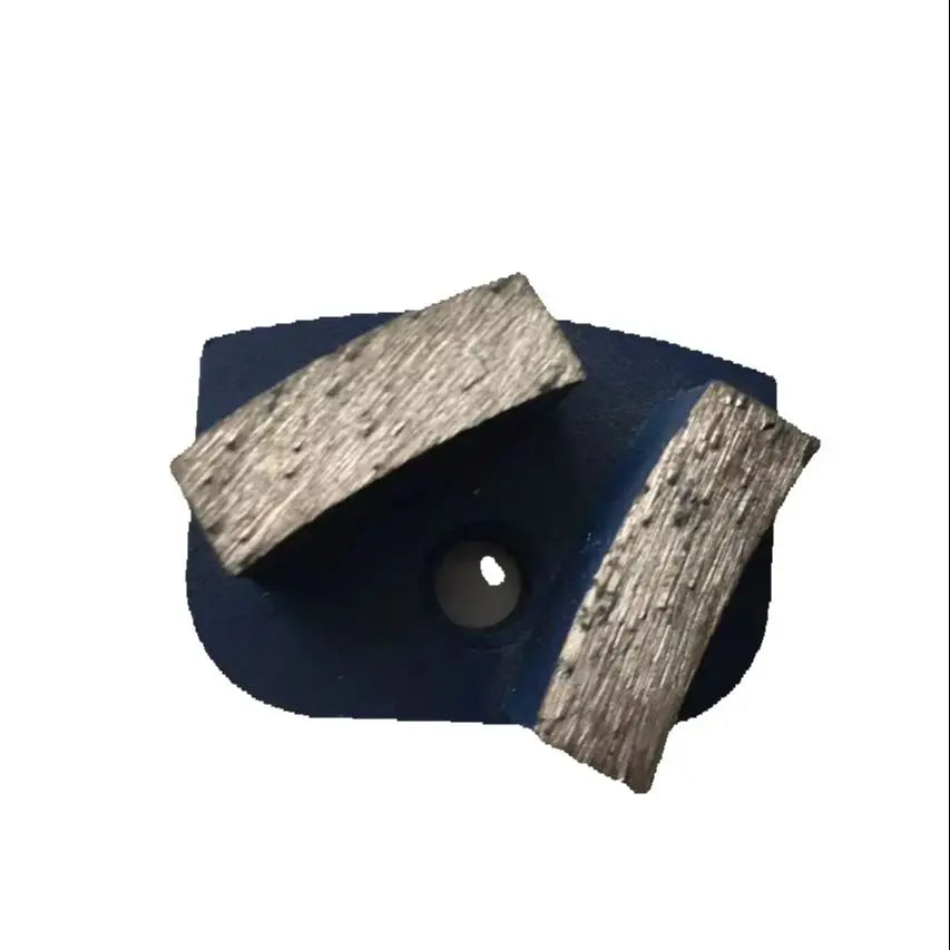 Two Bars Segments Newgrind Metal Grinding Shoes for Rhino Floor Grinder Rhino Diamond Concrete Polishing Pad 9pcs Free shipping