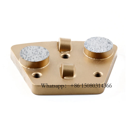 Glue Coating Removing Concrete Floor PCD Disc Blastrac Metal Epoxy Flooring Tools Two Round Bars Grinding Segments 12PCS