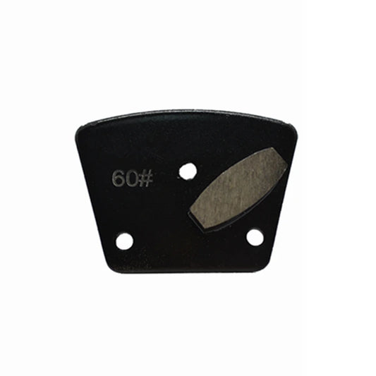Blastrac Trapezoid Diamond Grinding Shoes for Concrete Polishing - 12PCS with Single Drum Segment