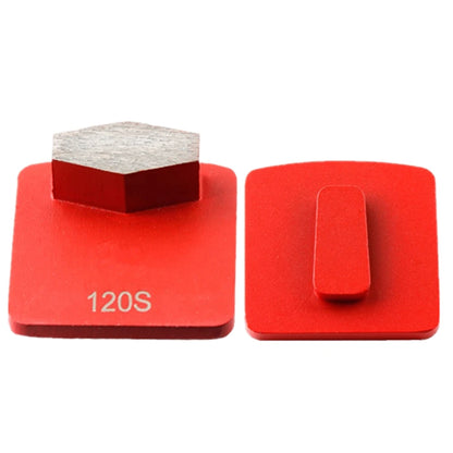 Husqvarna Diamond Concrete Terrazzo Floor Grinding Segments Husqvarna Metal Block Single Hexagonal Bar Disc 12PCS