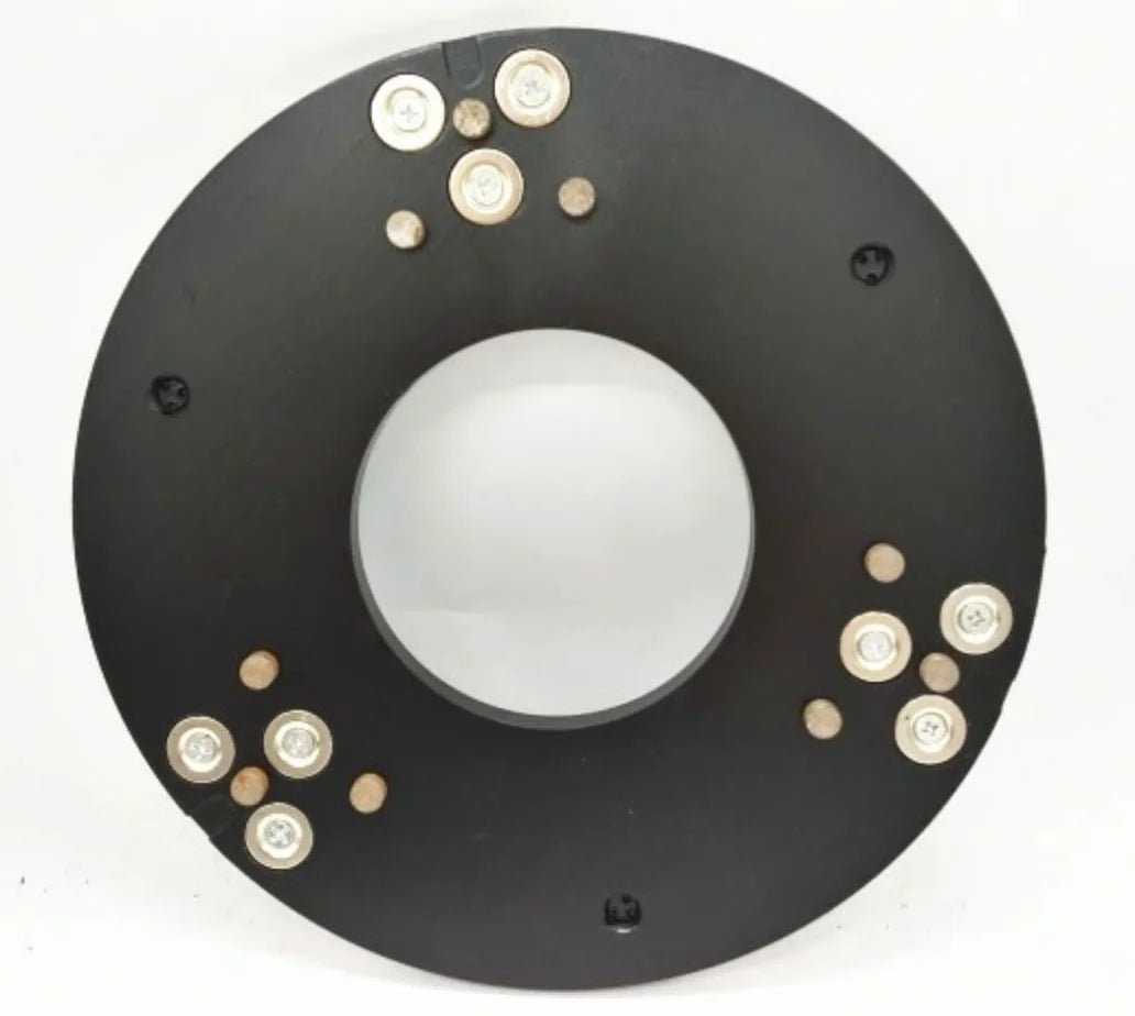 9.6'' Klindex Diamond Quick Change Adapter Plate Driver Disk 240mm Carrier Holder for Trapezoid Grinding Pad Shoe Block Grinder