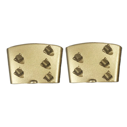 Quick Change HTC  EZ T REX Classic Type PCD Grinding Segment - Five Reversed Epoxy Scraper for Rough Floor Renovation 9PCS