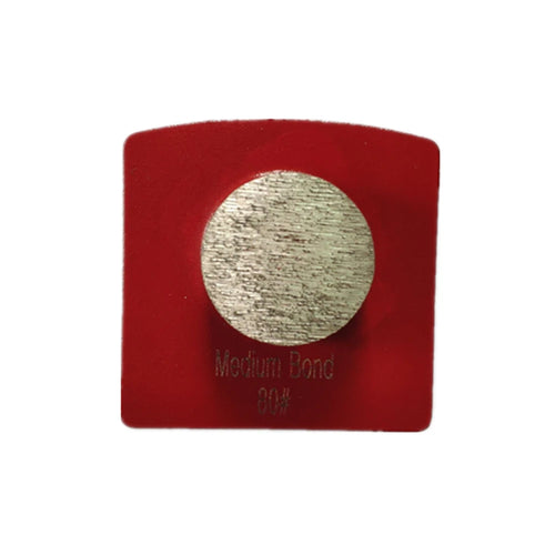 Husqvarna Redi Lock Diamond Grinding Pads Single Round Segment  Floor Grinding Block For Concrete Terrazzo 9PCS