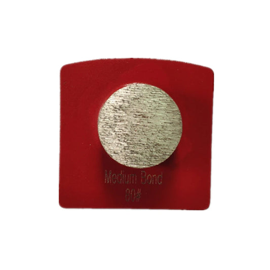 Husqvarna Redi Lock Diamond Grinding Pads Single Round Segment  Floor Grinding Block For Concrete Terrazzo 9PCS