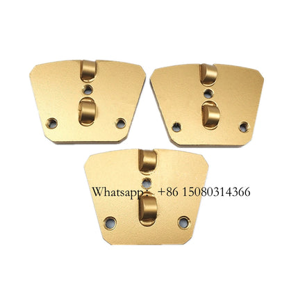 Two Half PCD Disc Scrape M6 Thread Holes Blastrac Saw Blades Hard Bond Floor Pads For Heavy Epoxy Mastic Remove 12PCS