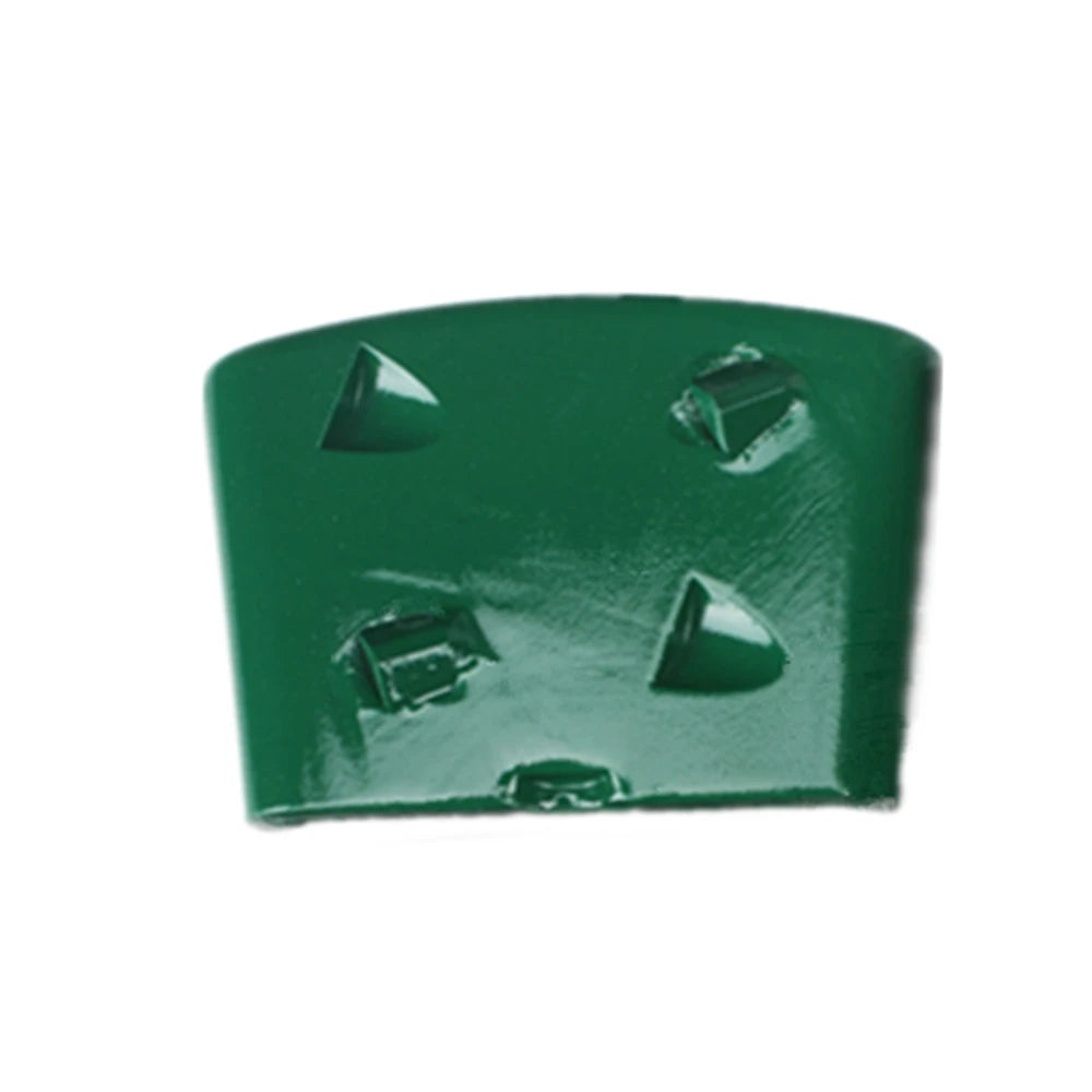 REX Super Type Polycrystalline Diamond  HTC  Quick Lock PCD Segments - Two Quarter Grinding Shoes for Concrete Floor Polishing 9PC