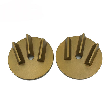 Perfect Floor Polishing with Three Triangle Segmented Diamond Floor Pads  4 Inch Metal Bond Concrete Flooring Edge Grinding 9PC