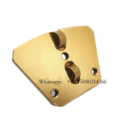 Two Half PCD Disc Scrape M6 Thread Holes Blastrac Saw Blades Hard Bond Floor Pads For Heavy Epoxy Mastic Remove 12PCS