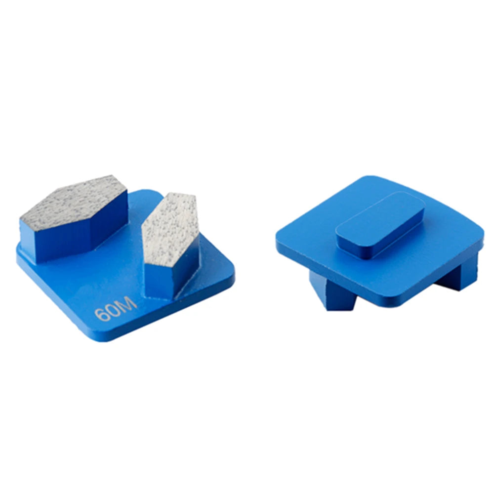 Husqvarna Redi Lock Diamond Grinding Pads Redilock Double Bars Diamond Grinding Segments for  Grinder - 9PCS