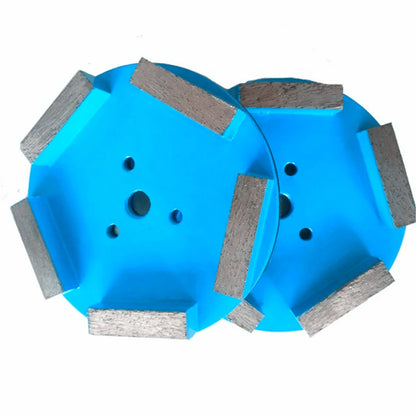 Klindex 4 Inch Diamond Grinding Disc with Five Rectangle Segments Polishing Pad for Concrete Granite and Stone 9PCS
