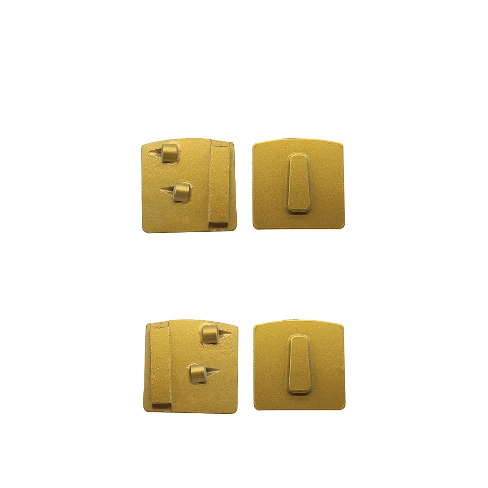 Husqvarna/Scanmaskin PCD grinding shoes The Redi Lock Diamond Grinding Block  PCD Pads with Two Quarter And One Bar Are Perfect For Coating Removal 9 PCS