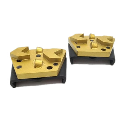 Sharp Arrow Grinding Segments Two Half PCD Insert Milling Cutter Block for  HTC  EZ Type Concrete Floor Diamond Tools - 12PCS